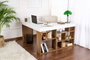Hanah Home Vesper - Escritorio de Estudio Nogal y Blanco